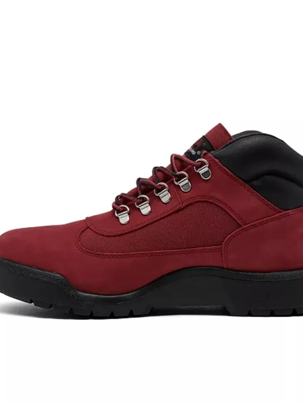 Timberland Men's 6-Inch Waterproof Field Boots Color Dark Red Nubuck Size 9